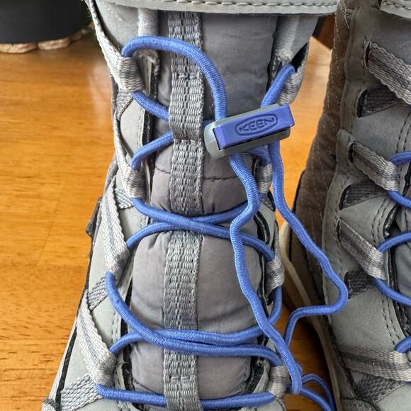 Keen Toddler Boy Girl Gray Insulated Snow Winter Boots Size 9 Warm -25 degrees - Picture 10 of 11